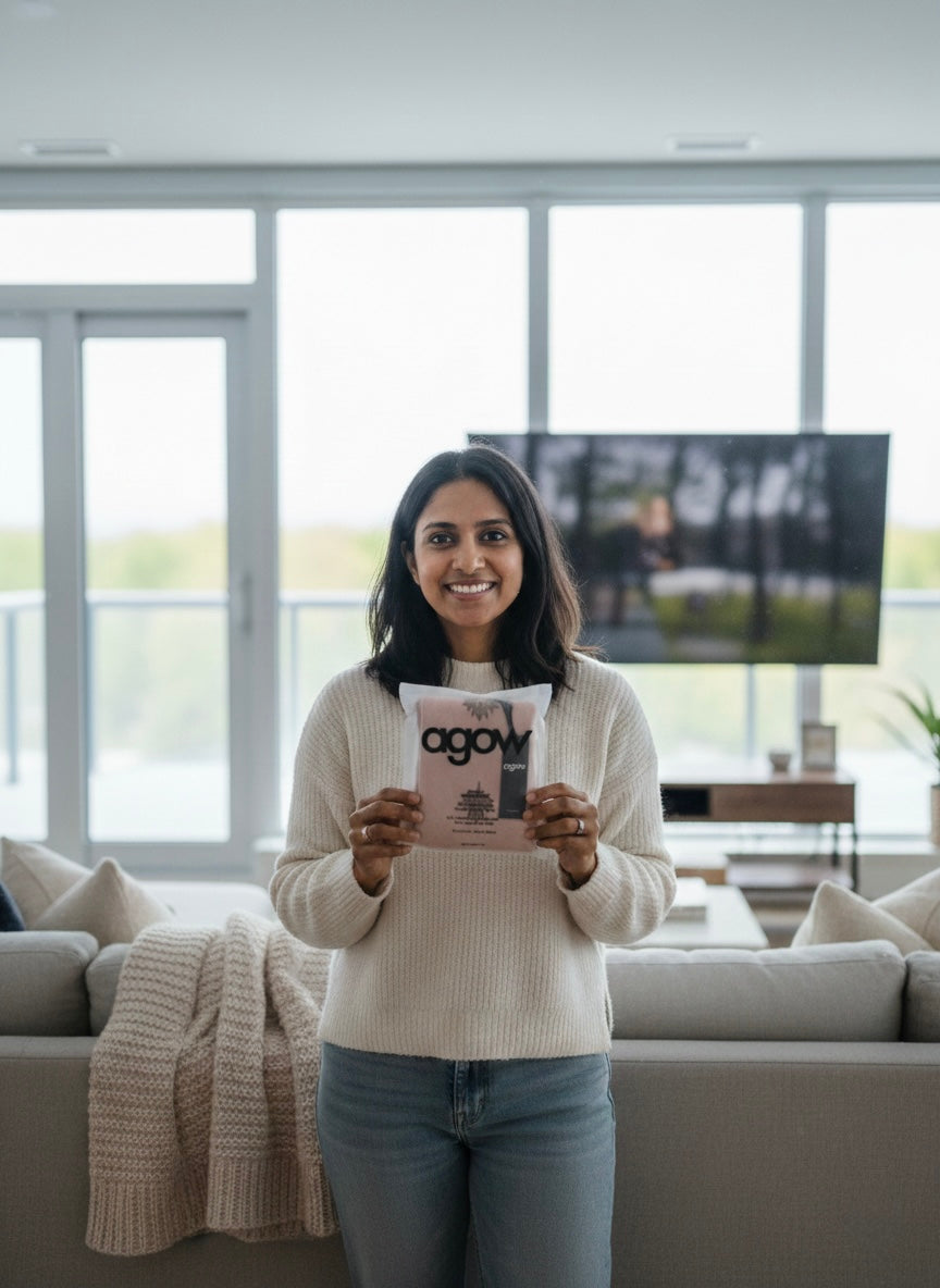 100% knit cotton baby blanket - Beige